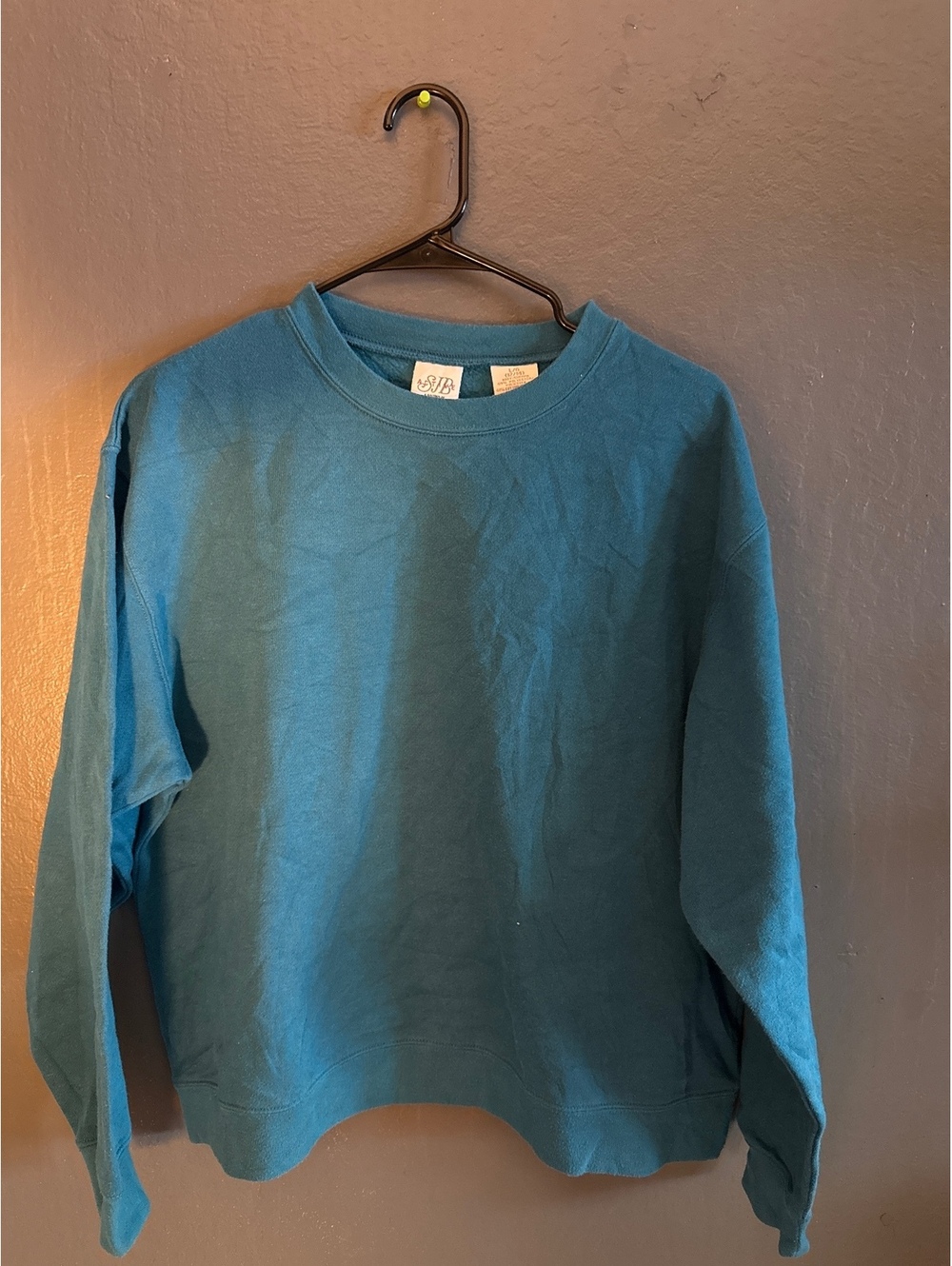 ASJBE Teal Blue Crewneck Sweatshirt Large